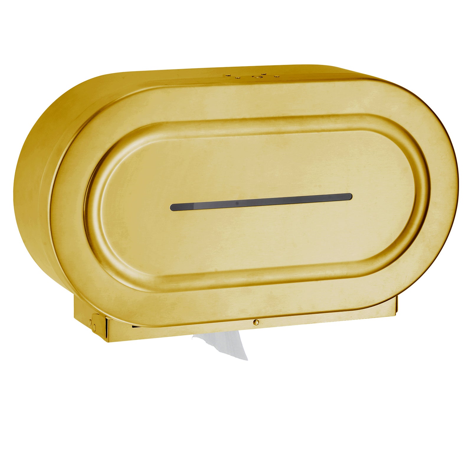 stardrix-stainless-steel-twin-jumbo-toilet-paper-dispenser-wall-mount-9-commercial-double-roll-holder-industrial-tissue-dispenser-with-key-lock-brushed-gold