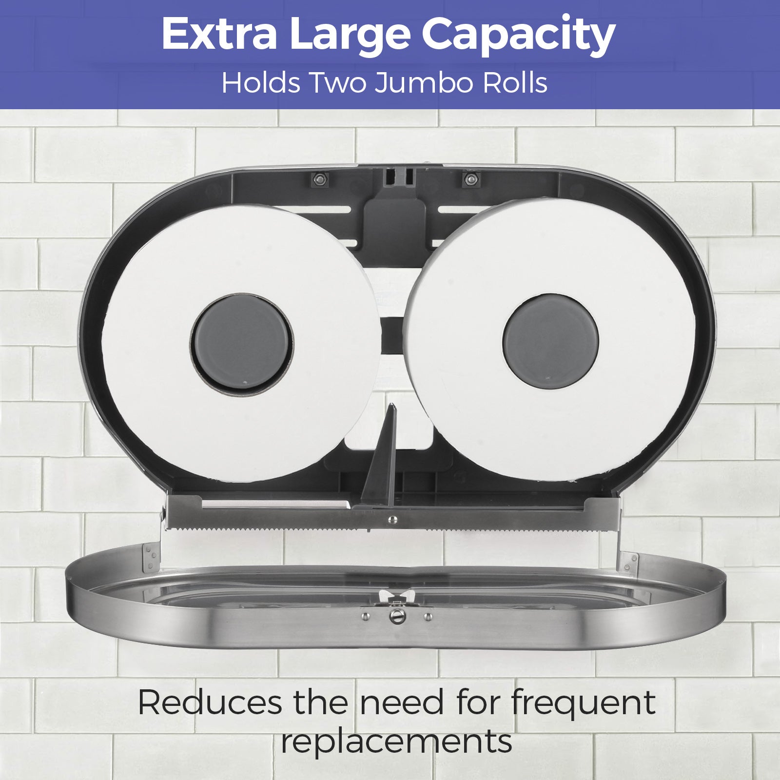 stardrix-stainless-steel-twin-jumbo-toilet-paper-dispenser-wall-mount-9-commercial-double-roll-holder-industrial-tissue-dispenser-with-key-lock-satin-finish