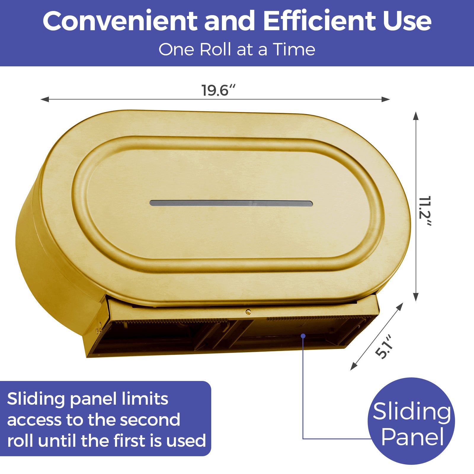 stardrix-stainless-steel-twin-jumbo-toilet-paper-dispenser-wall-mount-9-commercial-double-roll-holder-industrial-tissue-dispenser-with-key-lock-brushed-gold