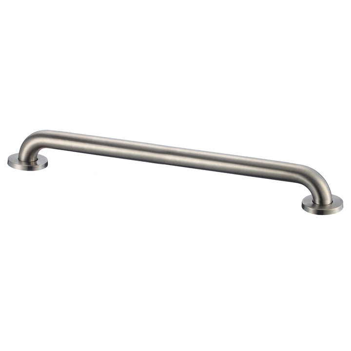 Stardrix 24-Inch ADA Compliant Grab Bar, 1.5" Diameter, Concealed Mounting Flanges, Handicap Friendly, Commercial & Residential Bathrooms, Brushed Stainless Steel