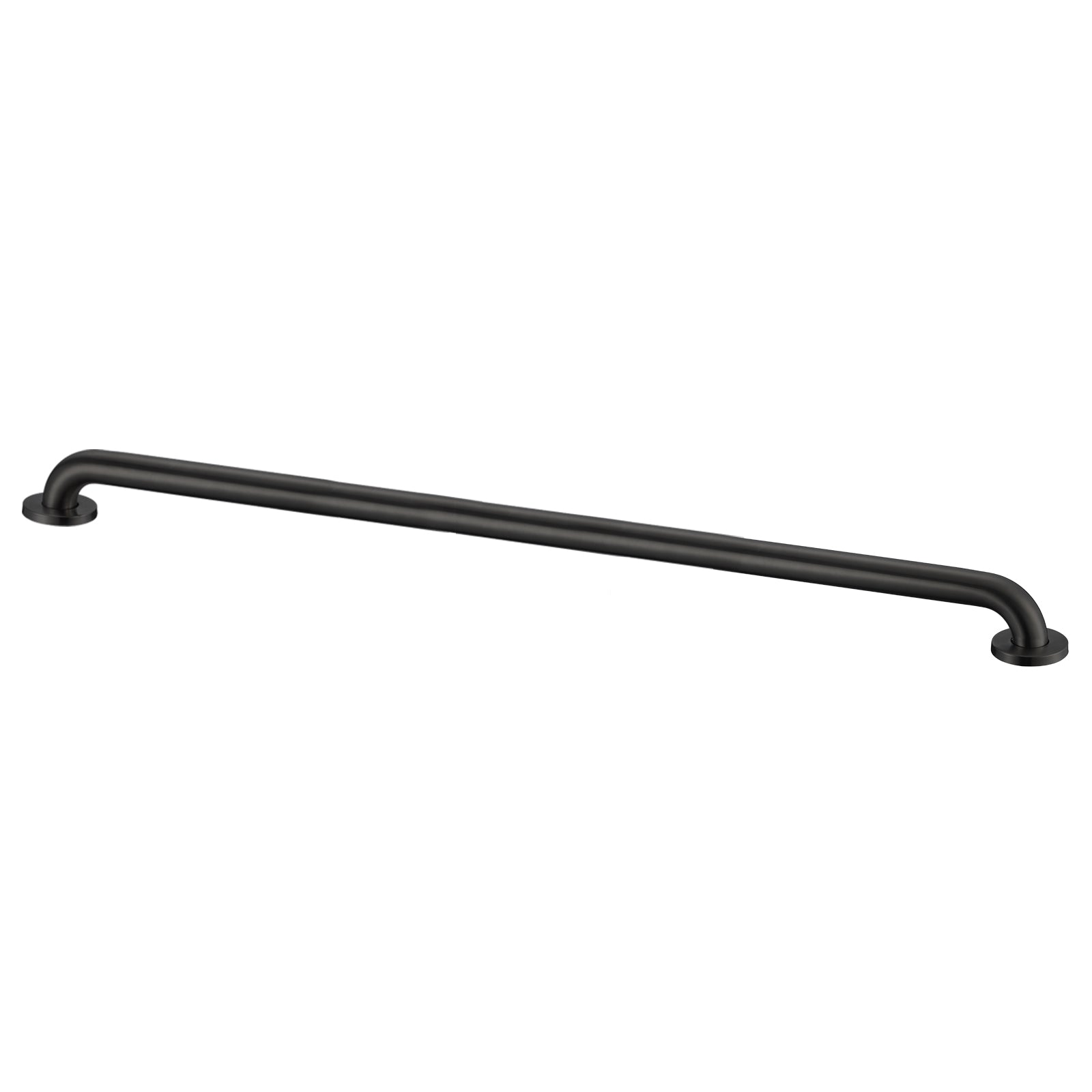 stardrix-54-inch-extra-long-ada-compliant-grab-bar-1-5-diameter-concealed-mounting-flanges-handicap-friendly-commercial-residential-bathrooms-matte-black-stainless-steel