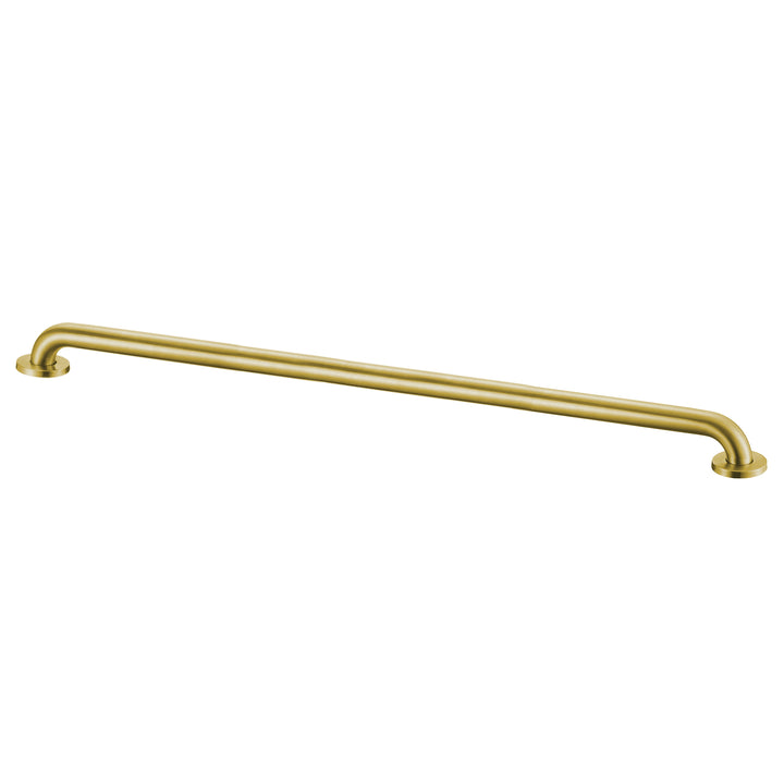 Stardrix 42-Inch ADA Compliant Grab Bar, 1.5" Diameter, Concealed Mounting Flanges, Handicap Friendly, Commercial & Residential Bathrooms, Brushed Gold Stainless Steel