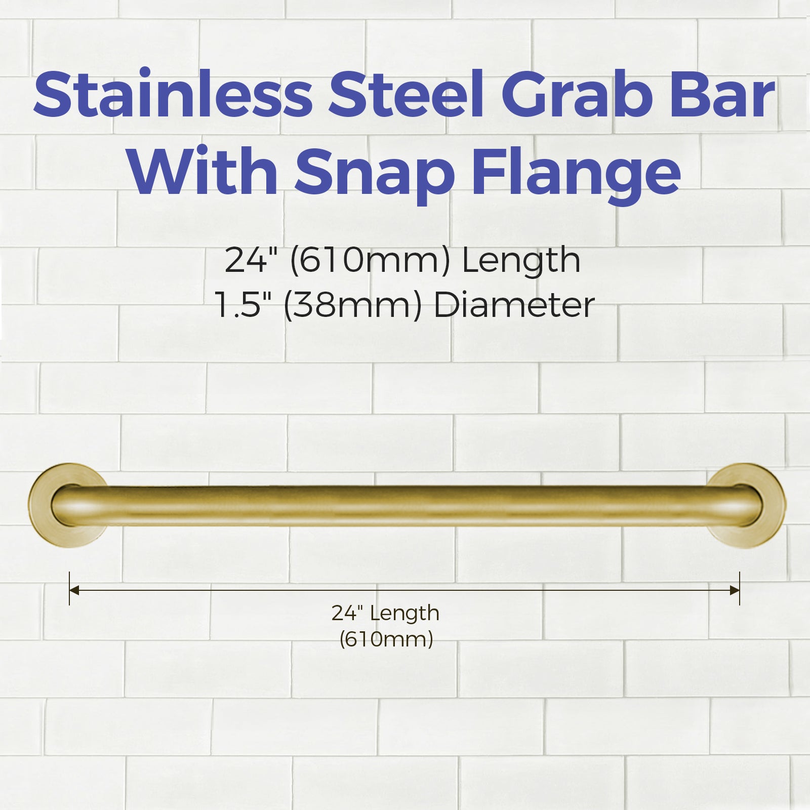 stardrix-24-inch-ada-compliant-grab-bar-1-5-diameter-concealed-mounting-flanges-handicap-friendly-commercial-residential-bathrooms-brushed-gold-stainless-steel