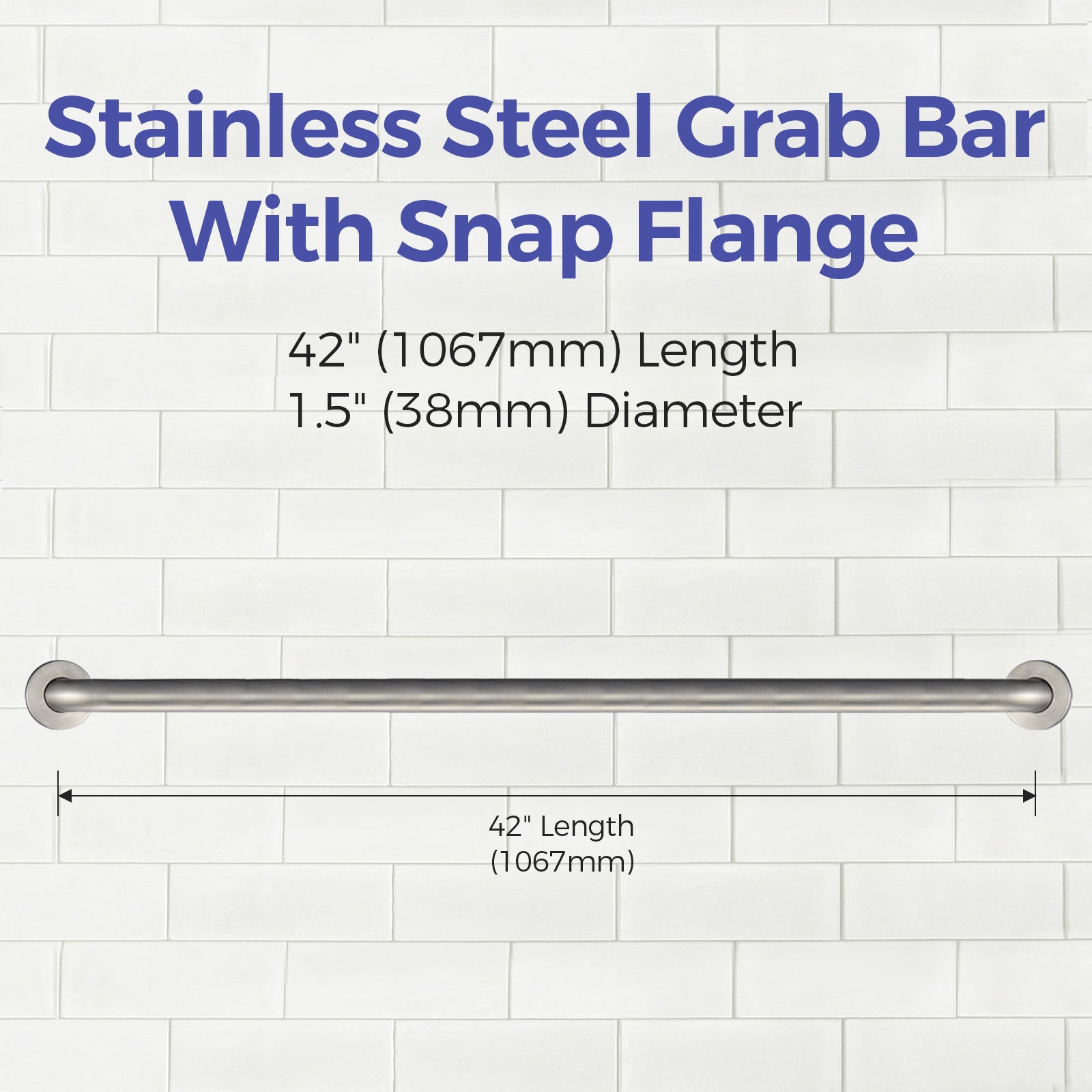 stardrix-42-inch-ada-compliant-grab-bar-1-5-diameter-concealed-mounting-flanges-handicap-friendly-commercial-residential-bathrooms-brushed-stainless-steel