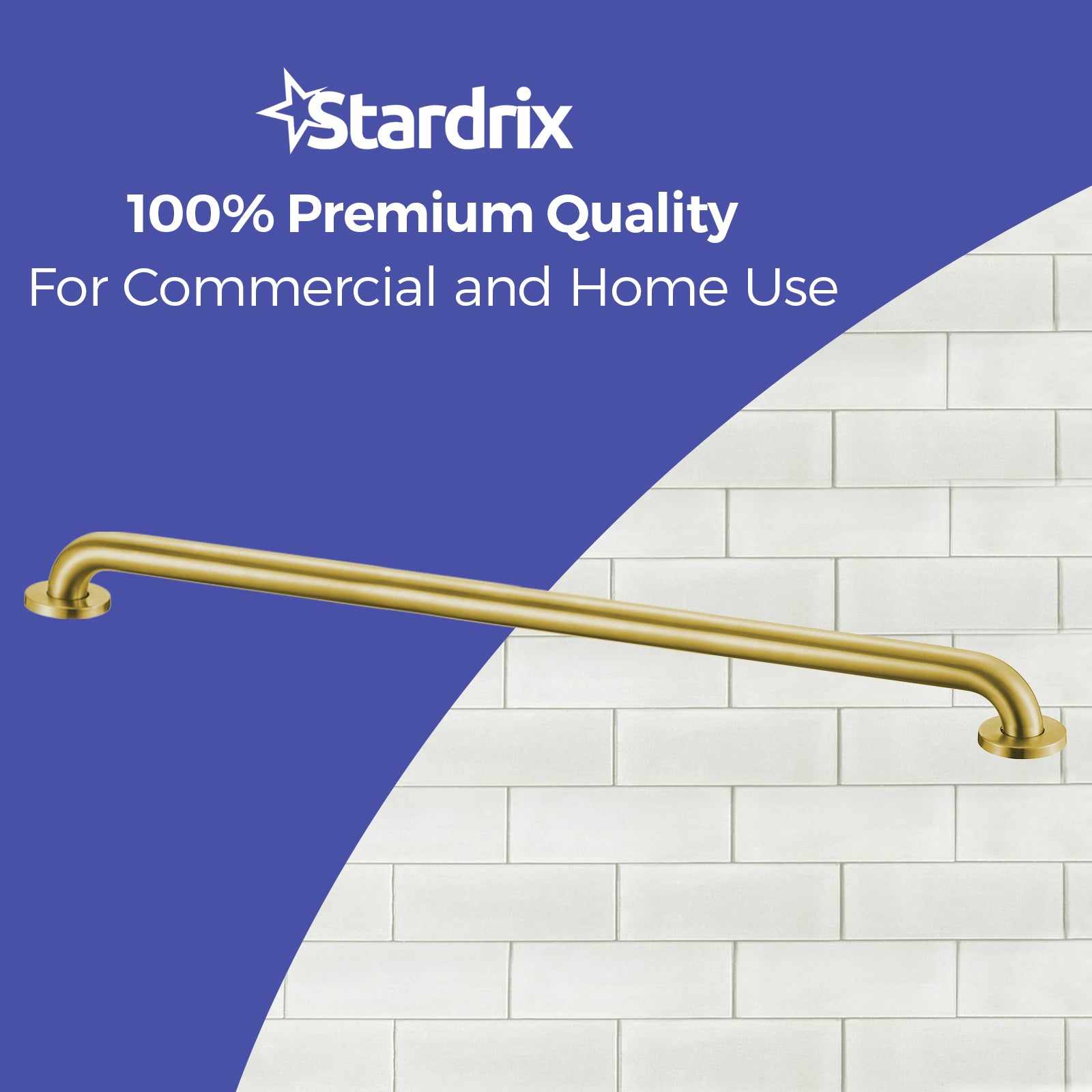 stardrix-36-inch-ada-compliant-grab-bar-1-5-diameter-concealed-mounting-flanges-handicap-friendly-commercial-residential-bathrooms-brushed-gold-stainless-steel