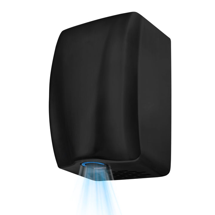 Stardrix Stainless Steel Bathroom Hand Dryer with HEPA Filter, Heavy Duty Automatic Electric High Speed Hand Dryer for Commercial Restroom, Matte Black
