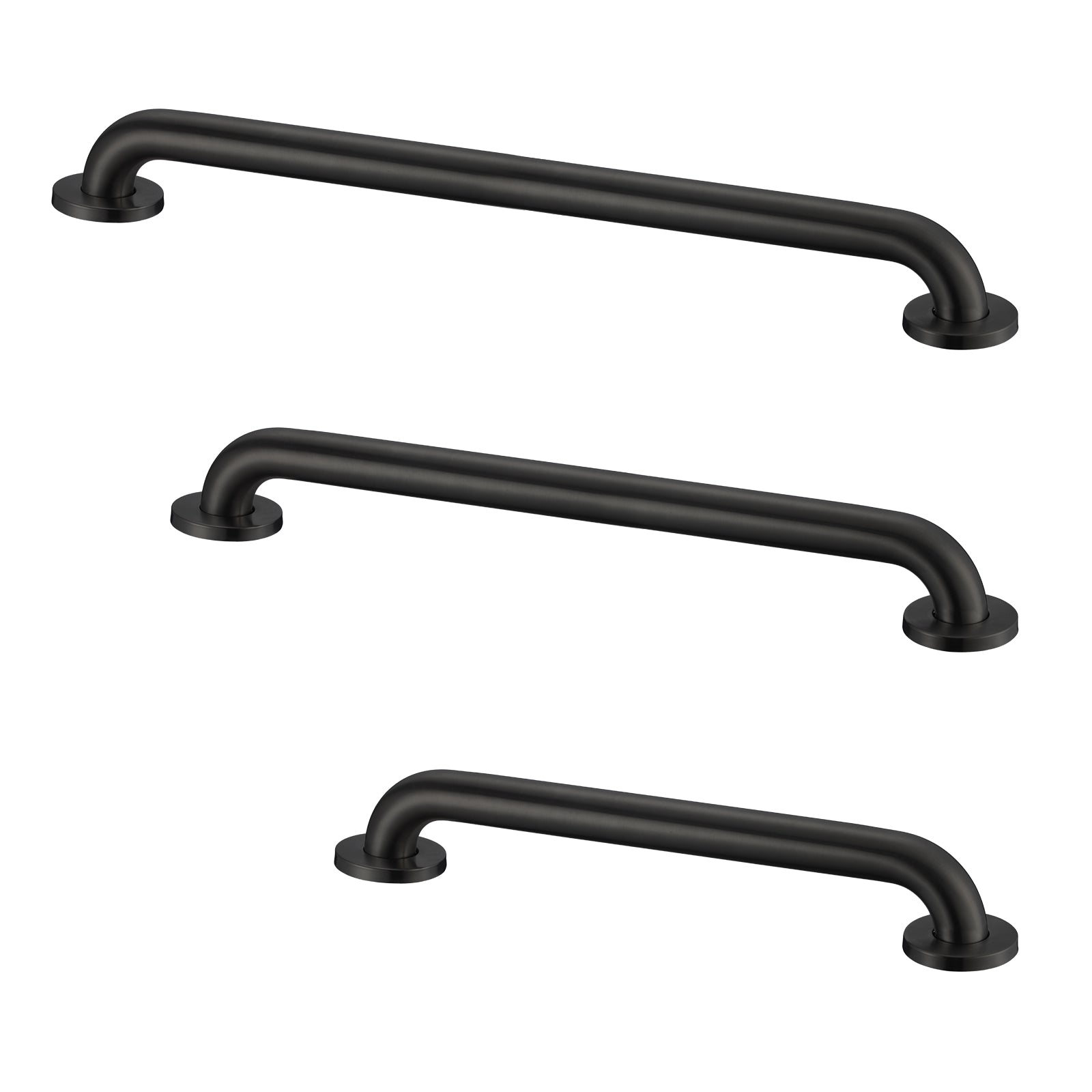 stardrix-grab-bar-bundle-for-ada-compliance-matte-black-stainless-steel-grab-bar-set-for-commercial-and-residential-restrooms-1-5-diameter-18-36-42-pack-of-3