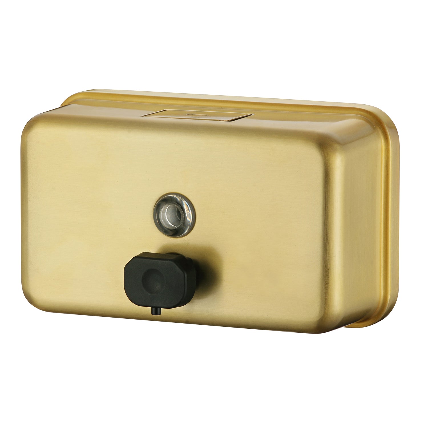 stardrix-brushed-gold-stainless-steel-horizontal-1100ml-37oz-capacity-commercial-grade-soap-dispenser-wall-mounted-bathroom-hand-soap-dispenser-with-corrosion-proof-lining-and-anti-leak-pump