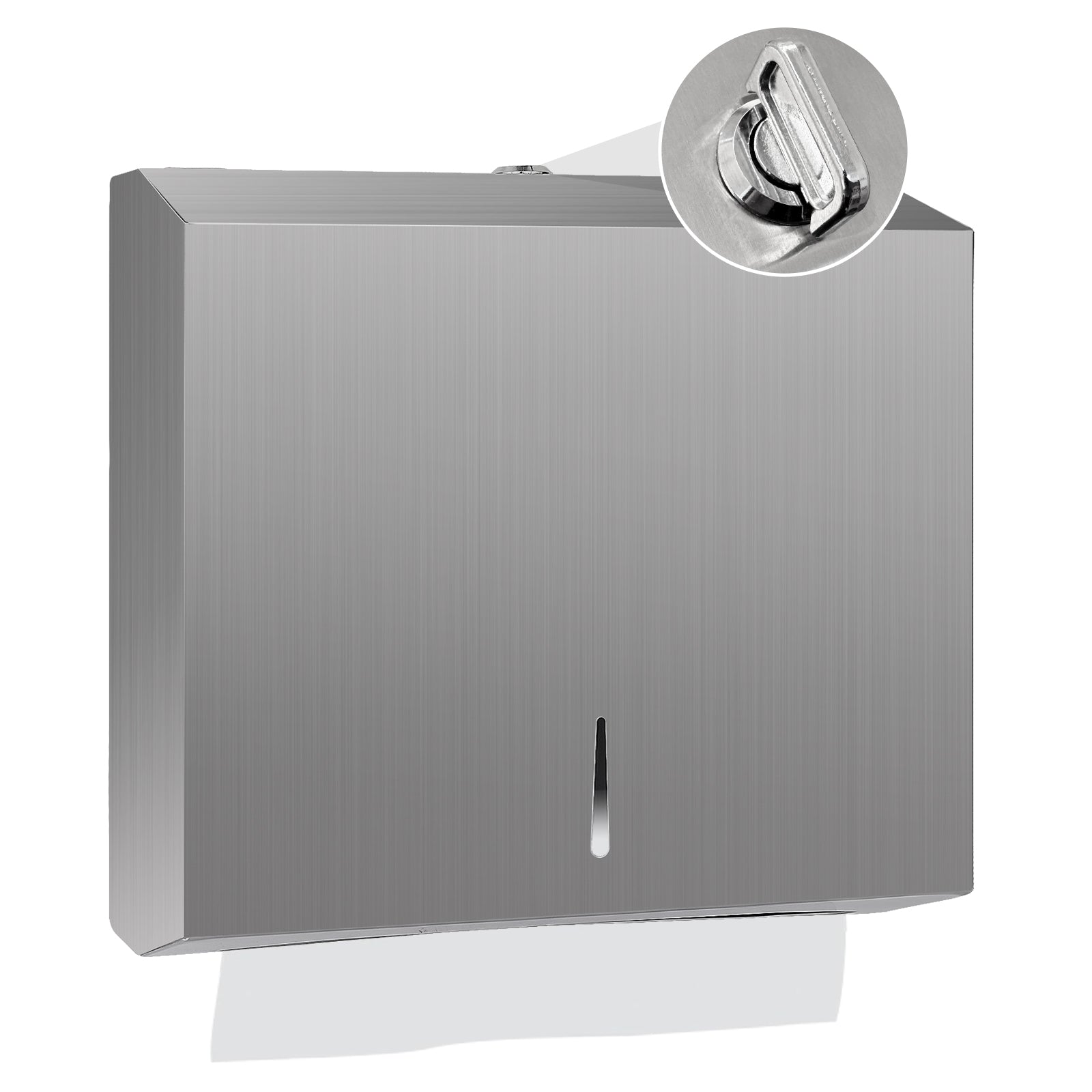stardrix-knob-latch-no-key-lock-paper-towel-dispenser-wall-mount-brushed-stainless-steel-commercial-large-capacity-fits-250-c-fold-300-multi-fold-towels