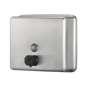 Stardrix Stainless Steel Extra Large 1400ml/47oz Capacity Industrial Grade Soap Dispenser, Commercial Wall Mount Bathroom Hand Soap Dispenser with Corrosion Proof Lining and Anti-Leak Pump