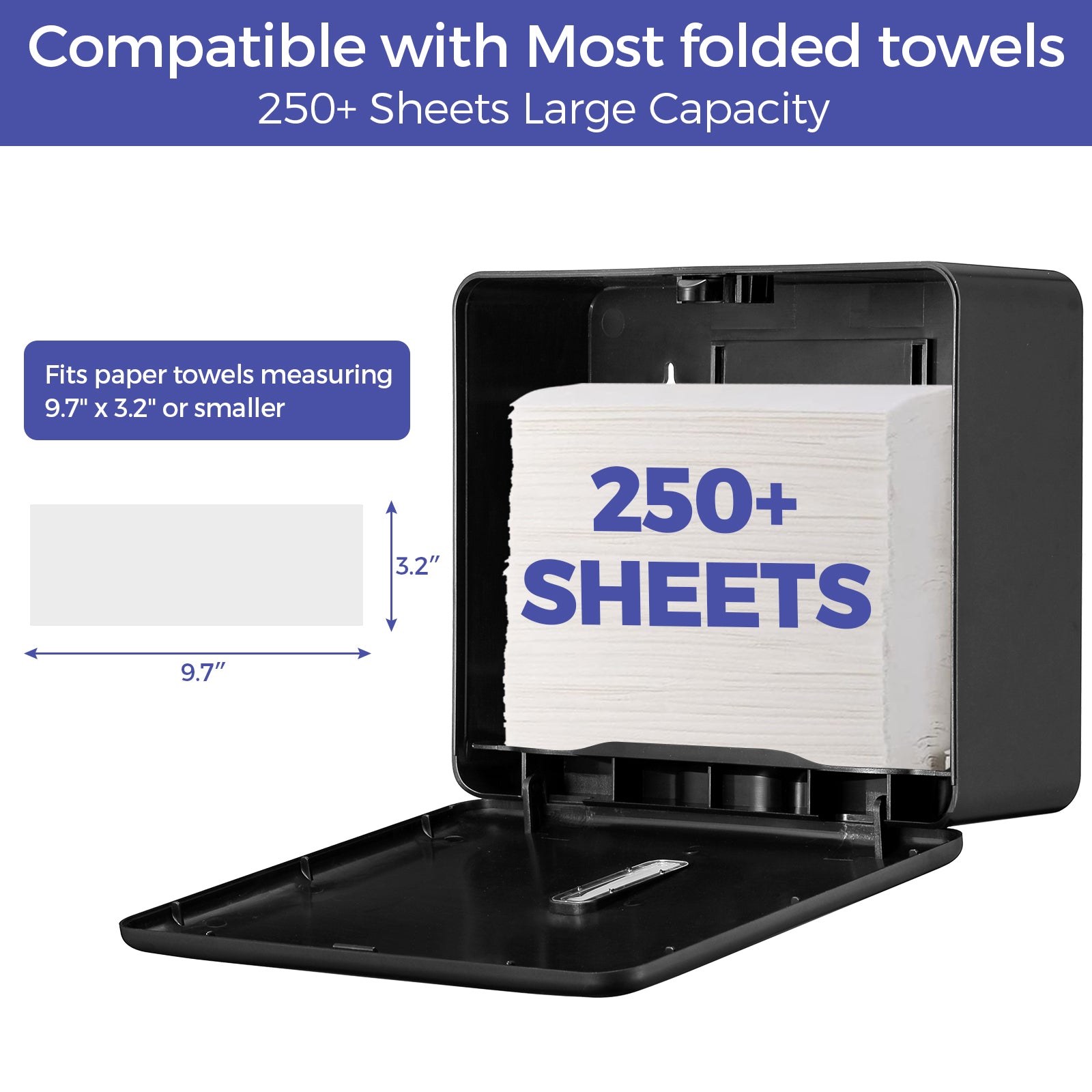 stardrix-multifold-paper-towel-dispenser-wall-mount-black-large-capacity-c-fold-trifold-and-folded-commercial-hand-towels-holder-for-bathroom-restroom-adhesive-or-screw-mounted