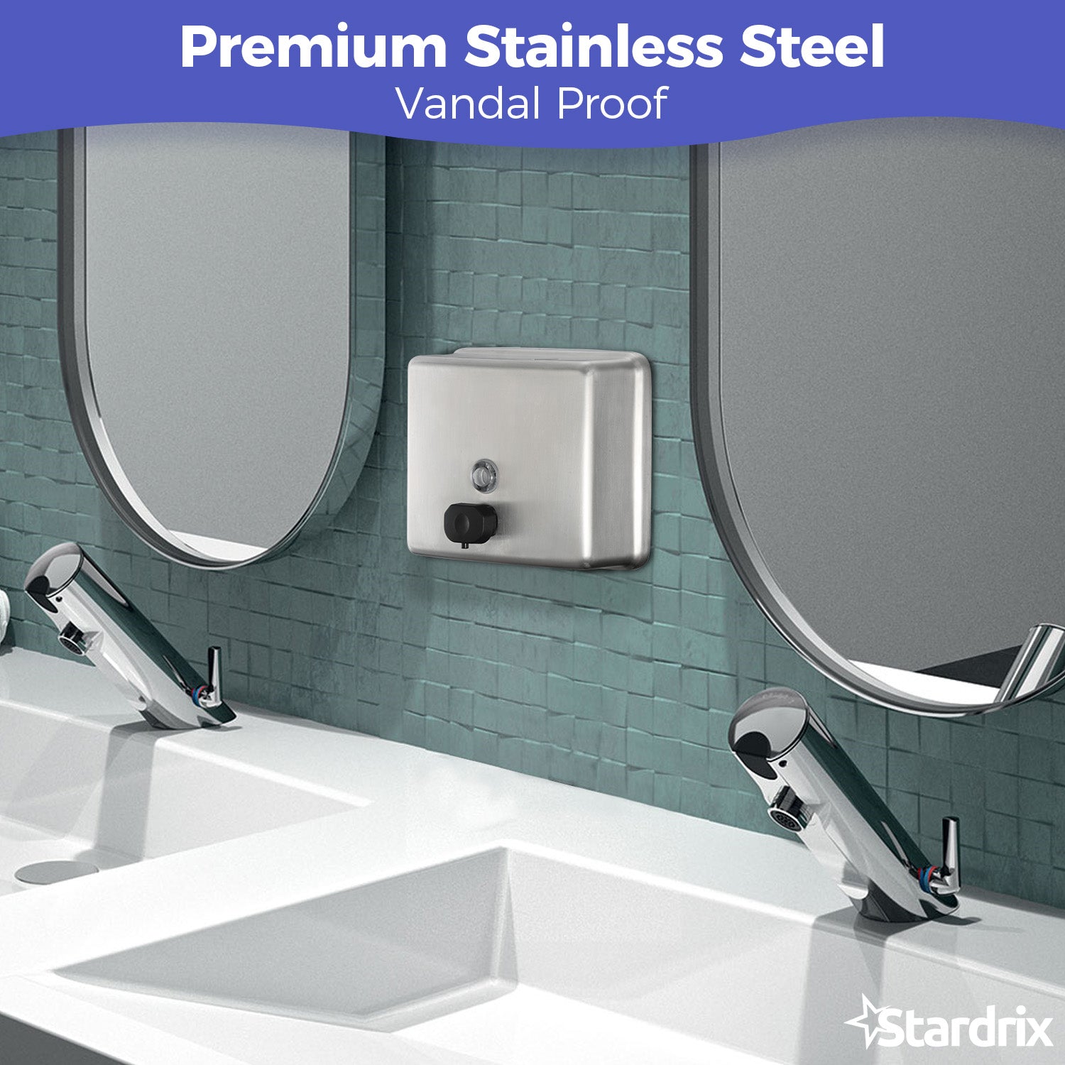 stardrix-stainless-steel-extra-large-1400ml-47oz-capacity-industrial-grade-soap-dispenser-commercial-wall-mount-bathroom-hand-soap-dispenser-with-corrosion-proof-lining-and-anti-leak-pump