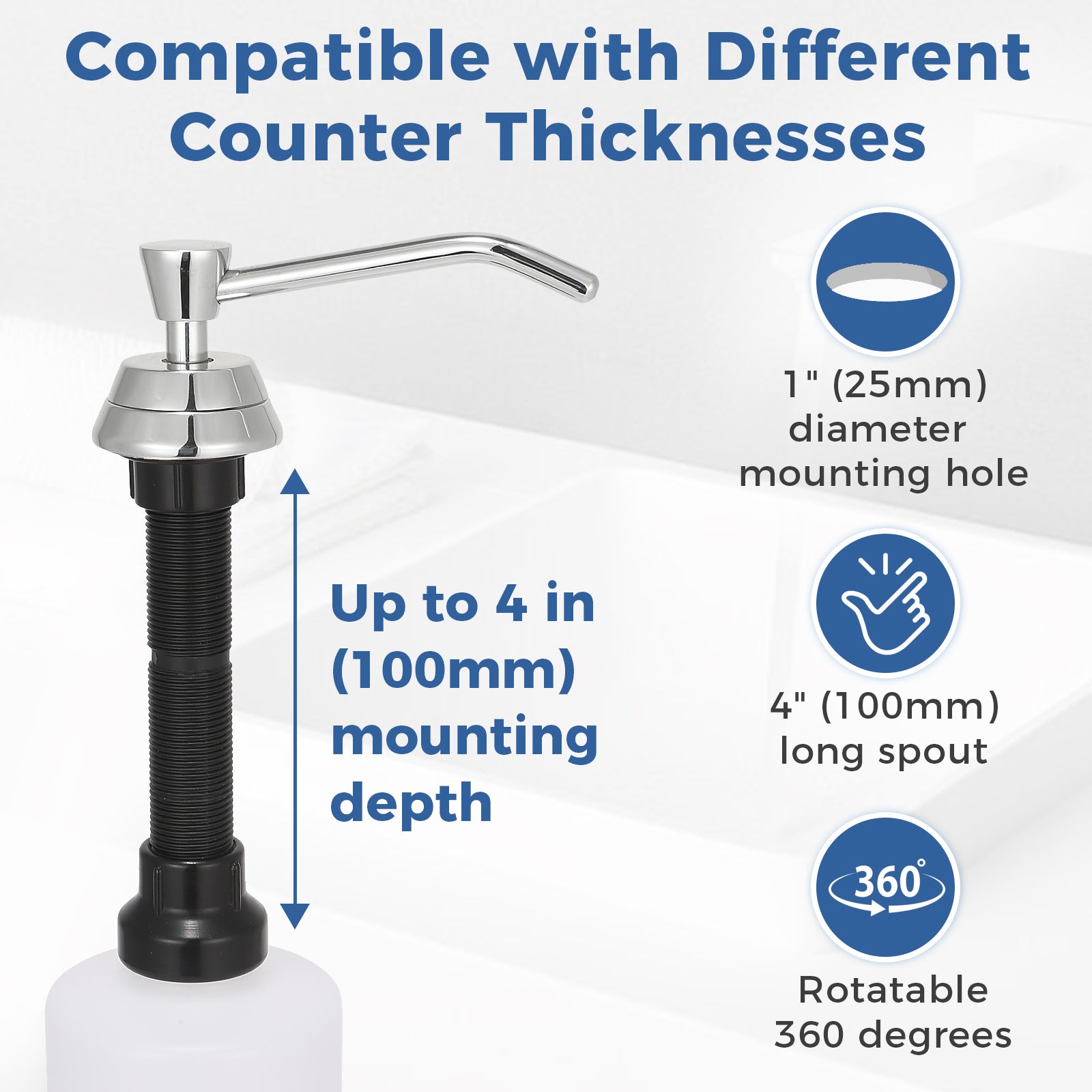 stardrix-heavy-duty-brass-countertop-liquid-soap-dispenser-commercial-grade-top-fill-built-in-soap-dispenser-with-34-oz-1l-bottle-for-bathroom-kitchen-public-restroom-chrome-finish-4-spout