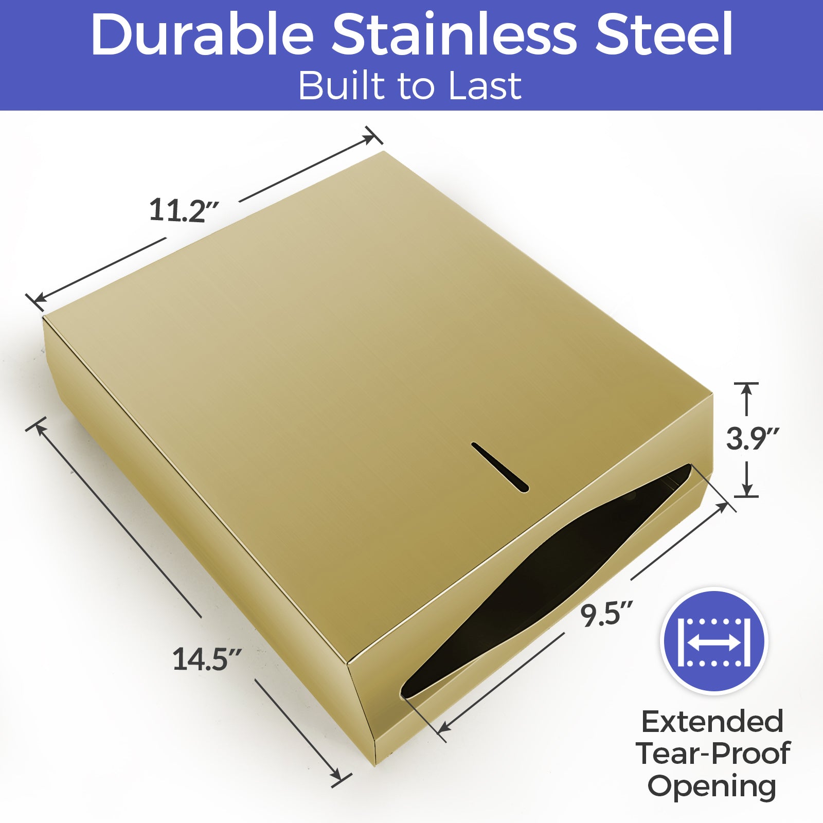 stardrix-paper-towel-dispenser-wall-mount-brushed-gold-stainless-steel-commercial-paper-towel-holder-with-lock-large-capacity-400-c-fold-525-multifold-towels
