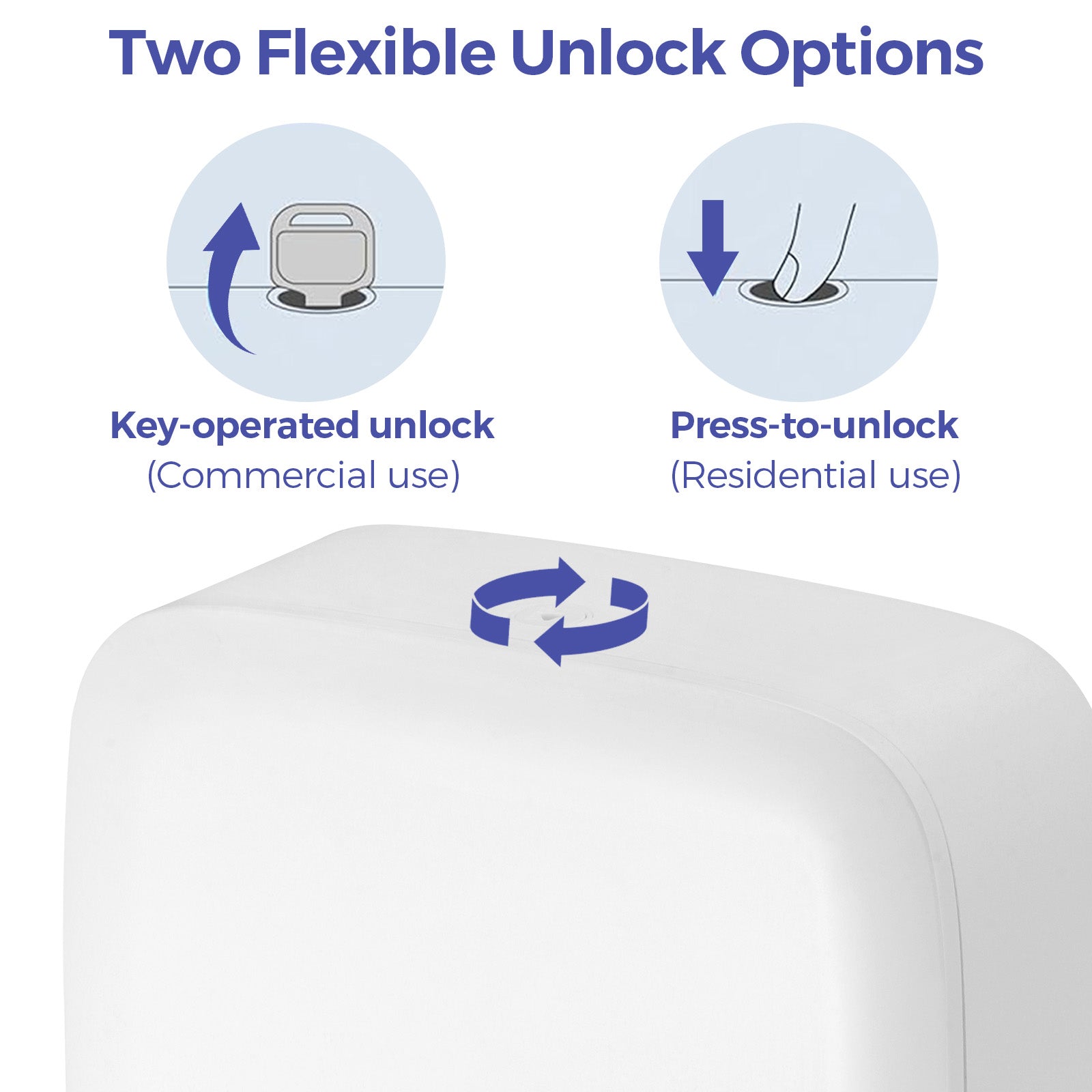 stardrix-paper-towel-dispenser-wall-mount-with-lock-fits-400-multifold-trifold-z-fold-c-fold-towels-large-paper-towel-holder-for-bathroom-kitchen-office-home-or-business-white