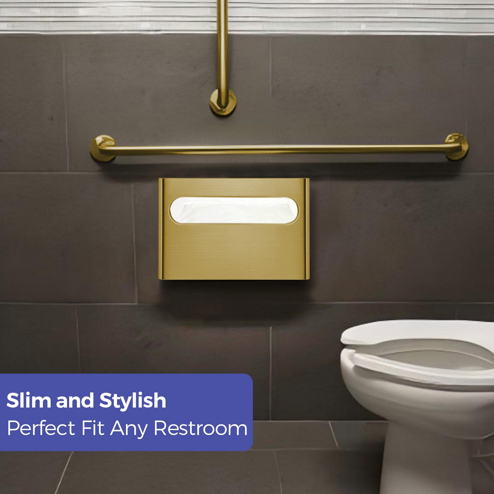 stardrix-slim-brushed-gold-stainless-steel-toilet-seat-cover-dispenser-designer-wall-mount-holder-with-curved-edges-and-large-capacity-for-single-or-1-2-fold-covers-aesthetic-and-modern-look