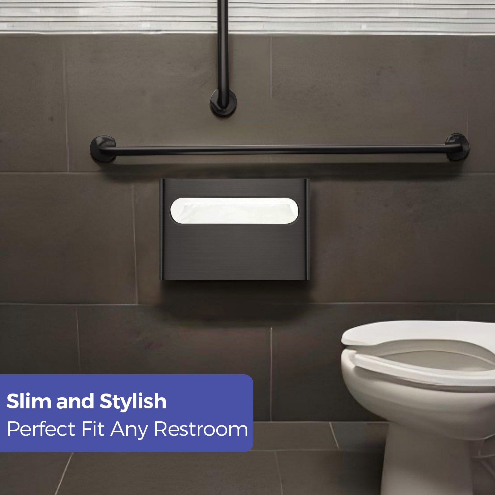 stardrix-slim-matte-black-stainless-steel-toilet-seat-cover-dispenser-designer-wall-mount-holder-with-curved-edges-and-large-capacity-for-single-or-1-2-fold-covers-aesthetic-and-modern-look