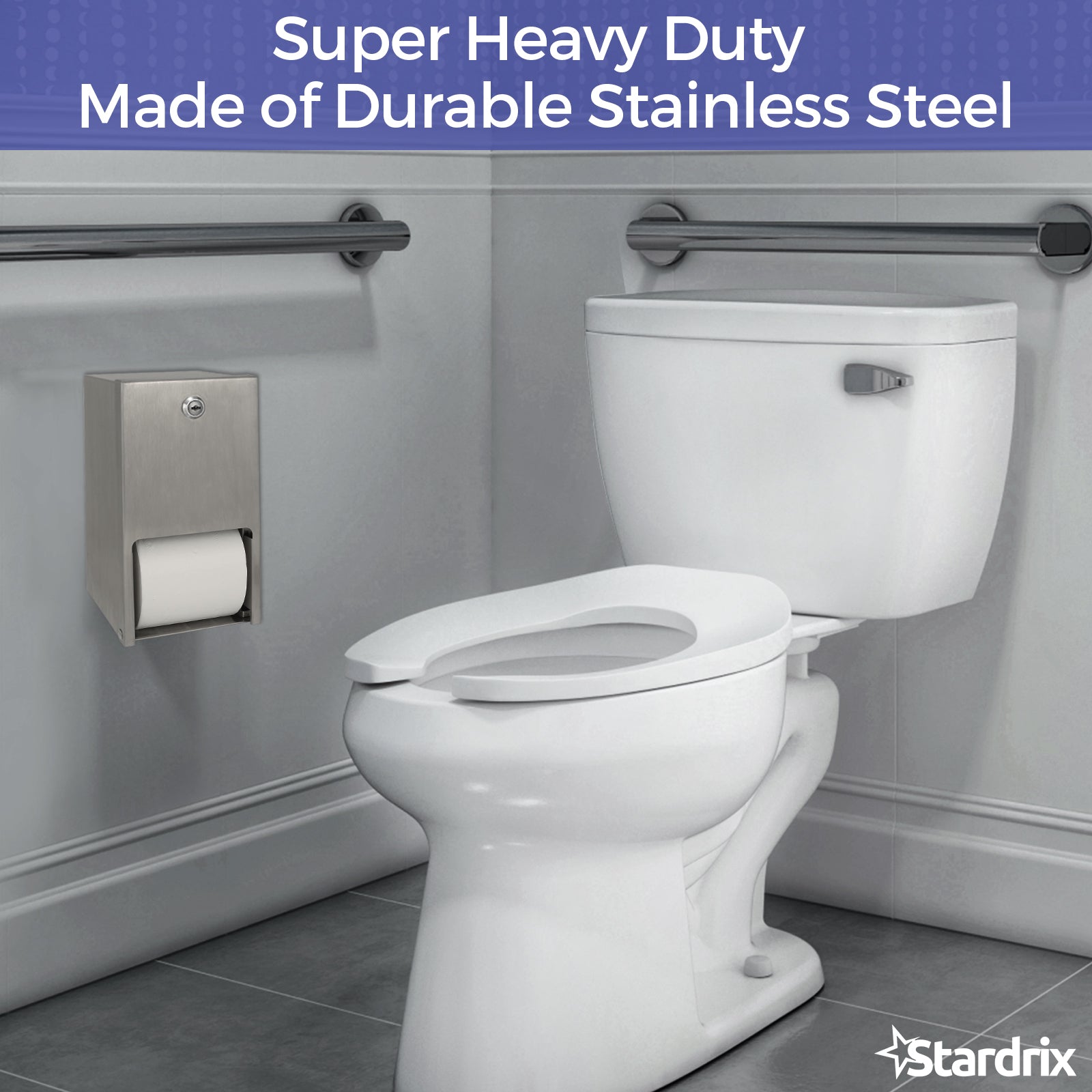 stardrix-2-roll-stainless-steel-commercial-toilet-paper-dispenser-heavy-duty-wall-mount-tissue-holder-with-lock-for-restroom-bathroom-brushed