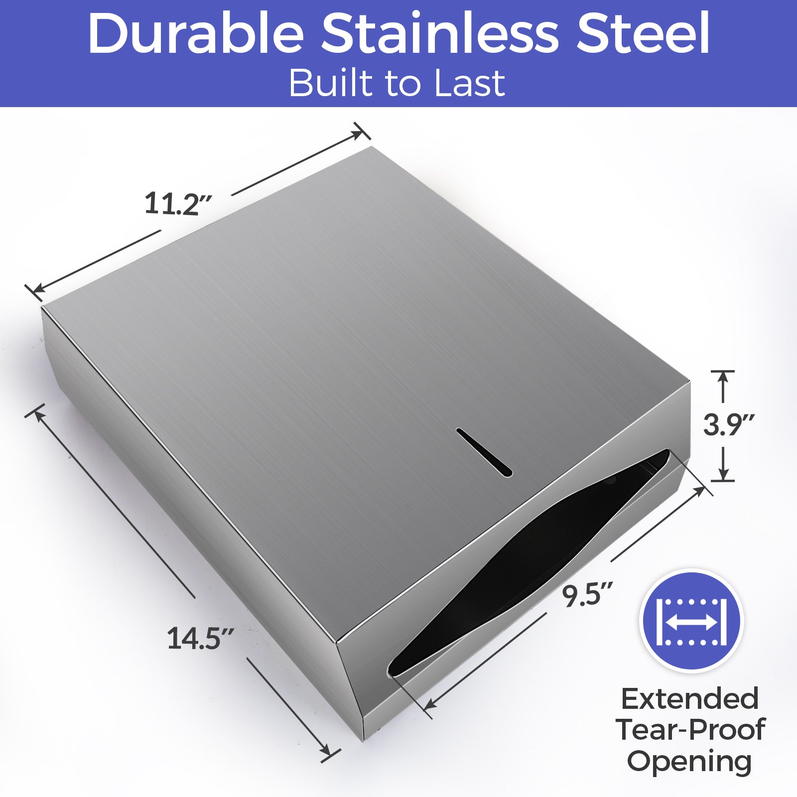 stardrix-paper-towel-dispenser-wall-mount-brushed-stainless-steel-commercial-paper-towel-holder-with-lock-large-capacity-400-c-fold-525-multifold-towels