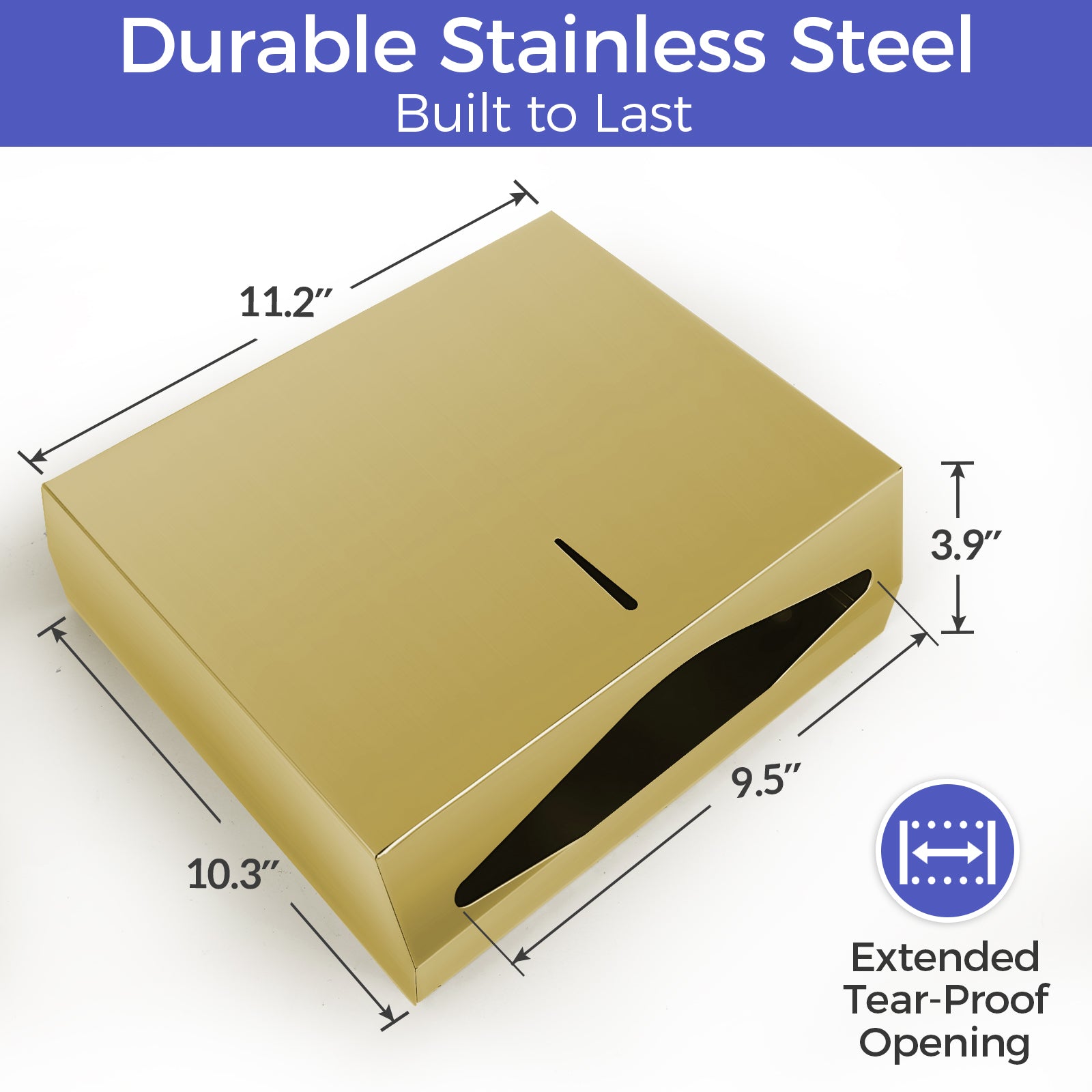 stardrix-paper-towel-dispenser-wall-mount-brushed-gold-stainless-steel-commercial-paper-towel-holder-with-lock-large-capacity-250-c-fold-300-multifold-towels