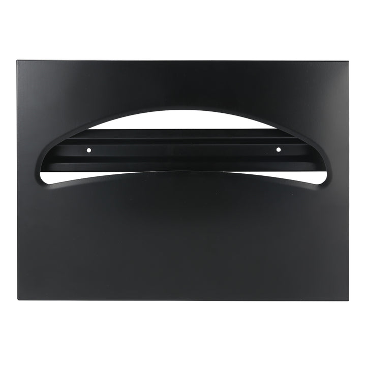 Stardrix Stainless Steel Toilet Seat Cover Dispenser, Wall Mount Single or 1/2 Fold Large Capacity Toilet Seat Covers Holder for Commercial and Residential, Matt Black