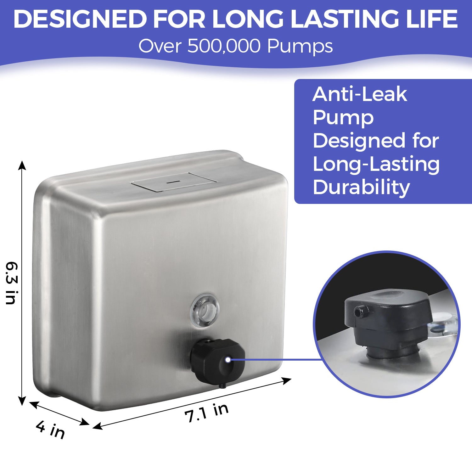 stardrix-stainless-steel-extra-large-1400ml-47oz-capacity-industrial-grade-soap-dispenser-commercial-wall-mount-bathroom-hand-soap-dispenser-with-corrosion-proof-lining-and-anti-leak-pump