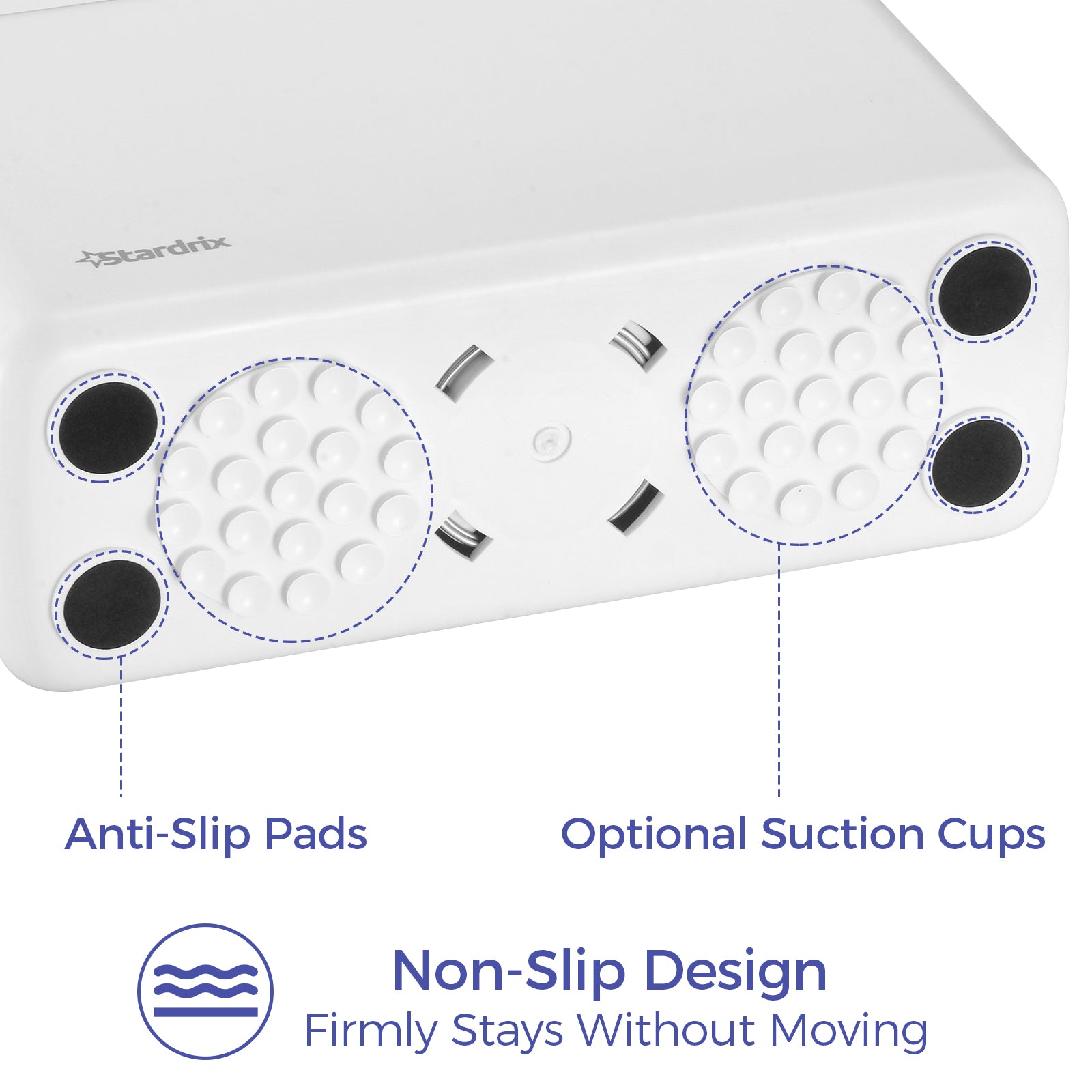 stardrix-countertop-paper-towel-dispenser-white-hand-towel-holder-for-multifold-c-fold-z-fold-towels-spring-loaded-single-sheet-dispensing-non-slip-base-compact-design-for-home-or-commercial
