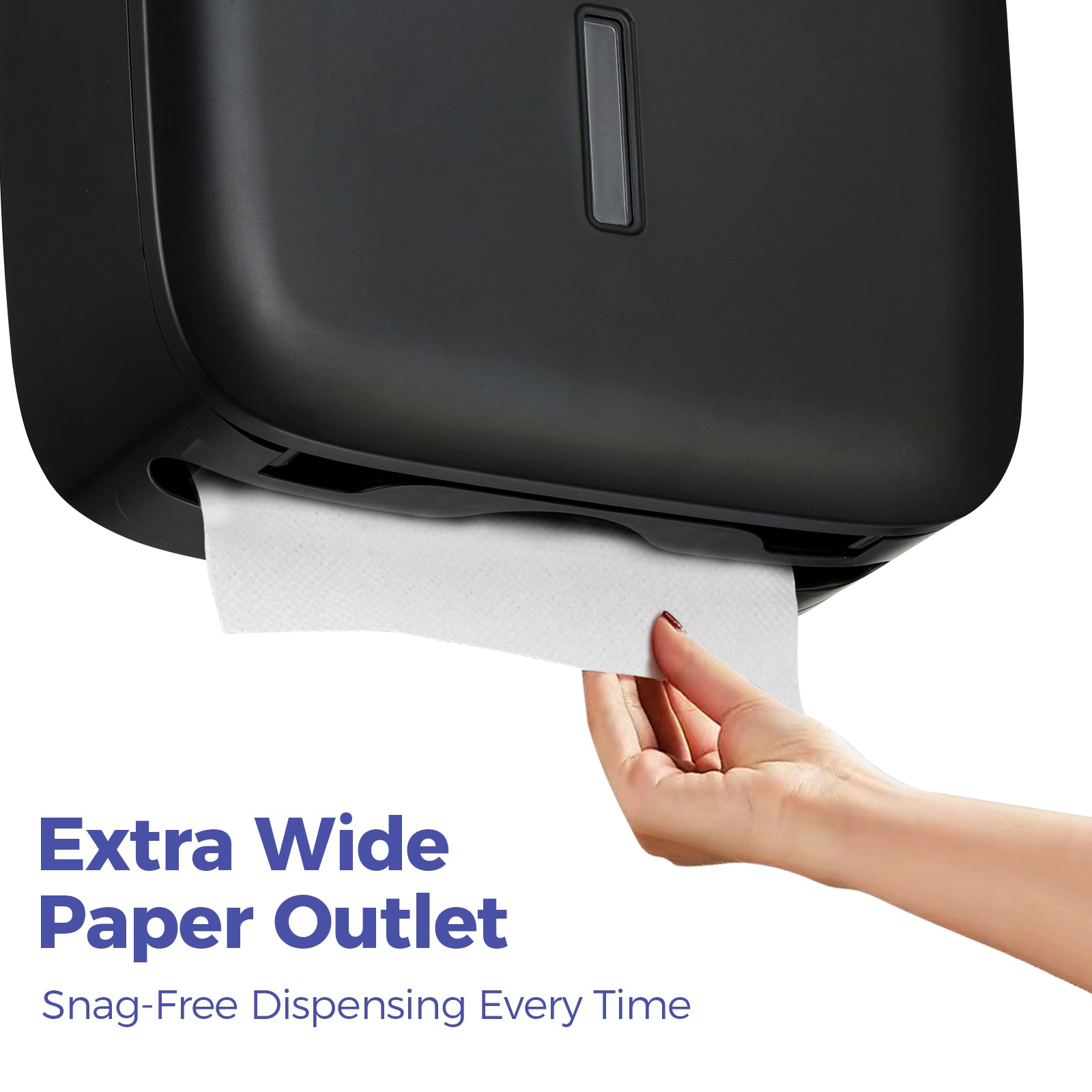 stardrix-paper-towel-dispenser-wall-mount-with-lock-fits-400-multifold-trifold-z-fold-c-fold-towels-large-paper-towel-holder-for-bathroom-kitchen-office-home-or-business-black