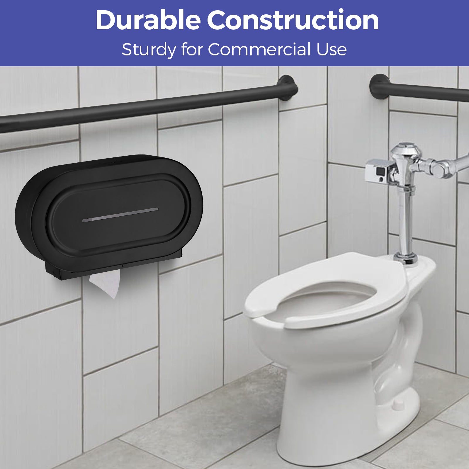 stardrix-stainless-steel-twin-jumbo-toilet-paper-dispenser-wall-mount-9-commercial-double-roll-holder-industrial-tissue-dispenser-with-key-lock-matte-black