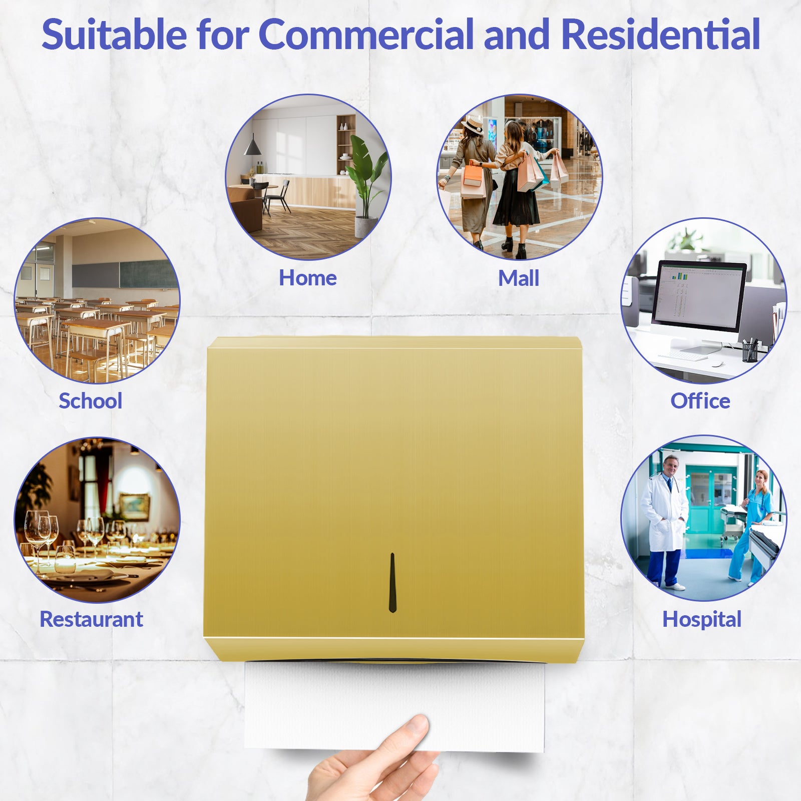 stardrix-paper-towel-dispenser-wall-mount-brushed-gold-stainless-steel-commercial-paper-towel-holder-with-lock-large-capacity-250-c-fold-300-multifold-towels