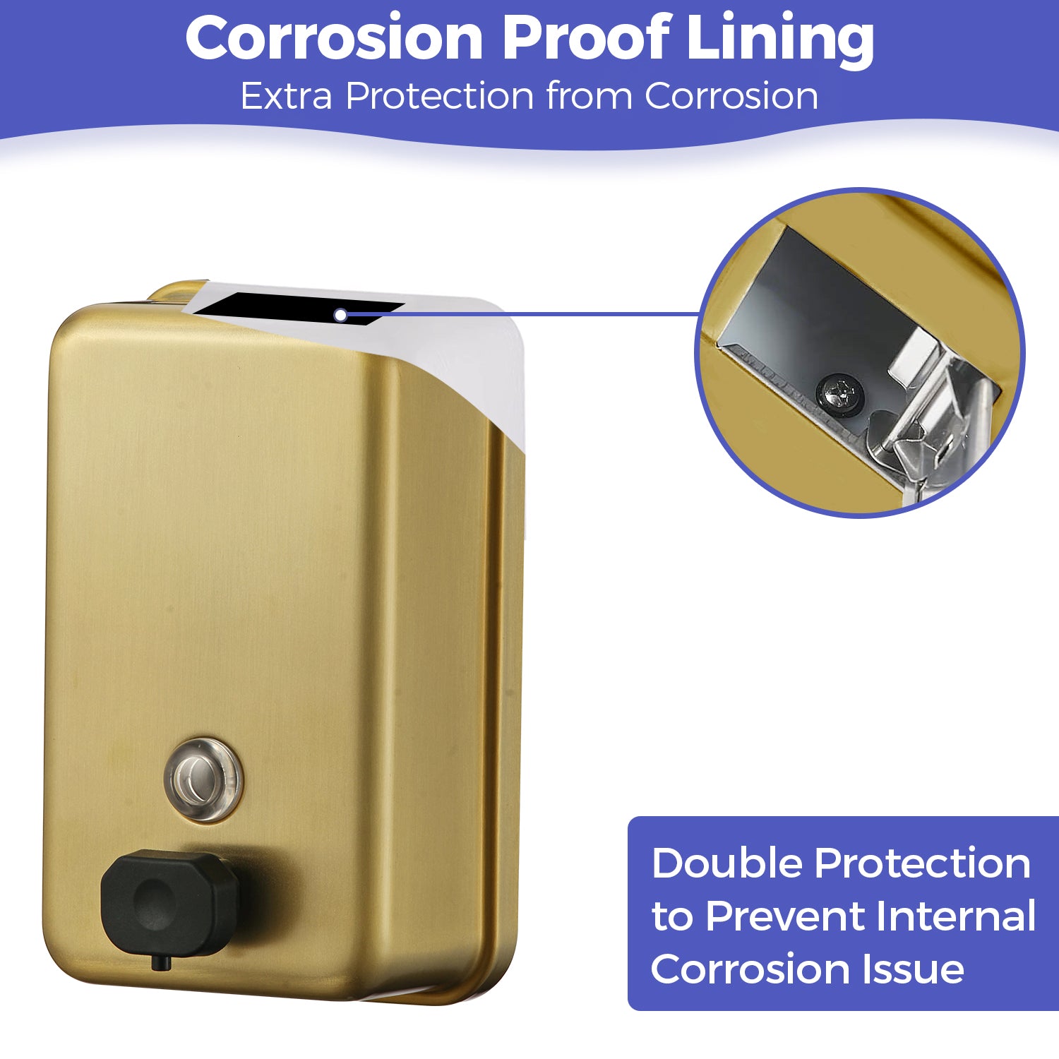 stardrix-brushed-gold-stainless-steel-vertical-1100ml-37oz-capacity-commercial-grade-soap-dispenser-wall-mounted-bathroom-hand-soap-dispenser-with-corrosion-proof-lining-and-anti-leak-pump