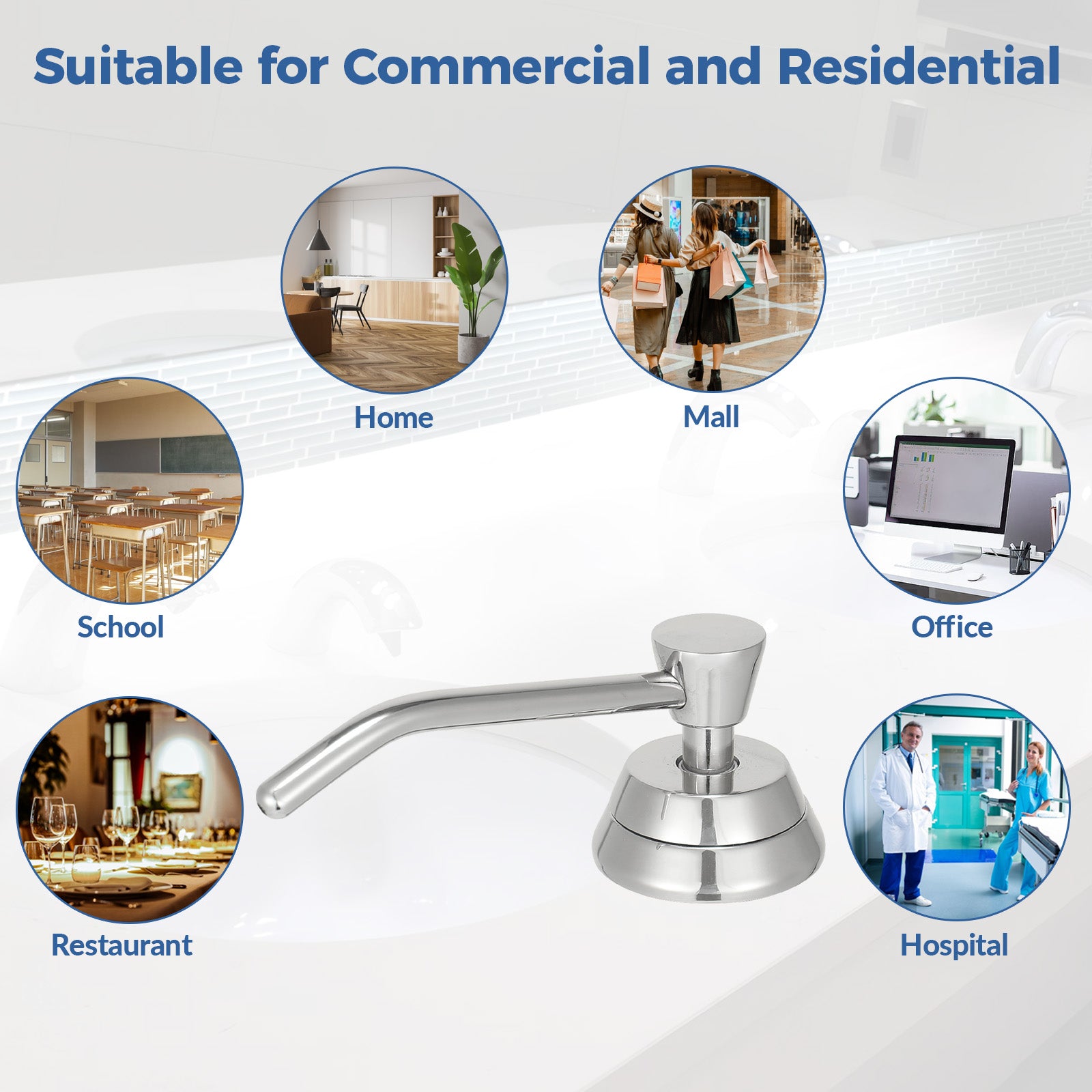 stardrix-heavy-duty-brass-countertop-liquid-soap-dispenser-commercial-grade-top-fill-built-in-soap-dispenser-with-34-oz-1l-bottle-for-bathroom-kitchen-public-restroom-chrome-finish-4-spout