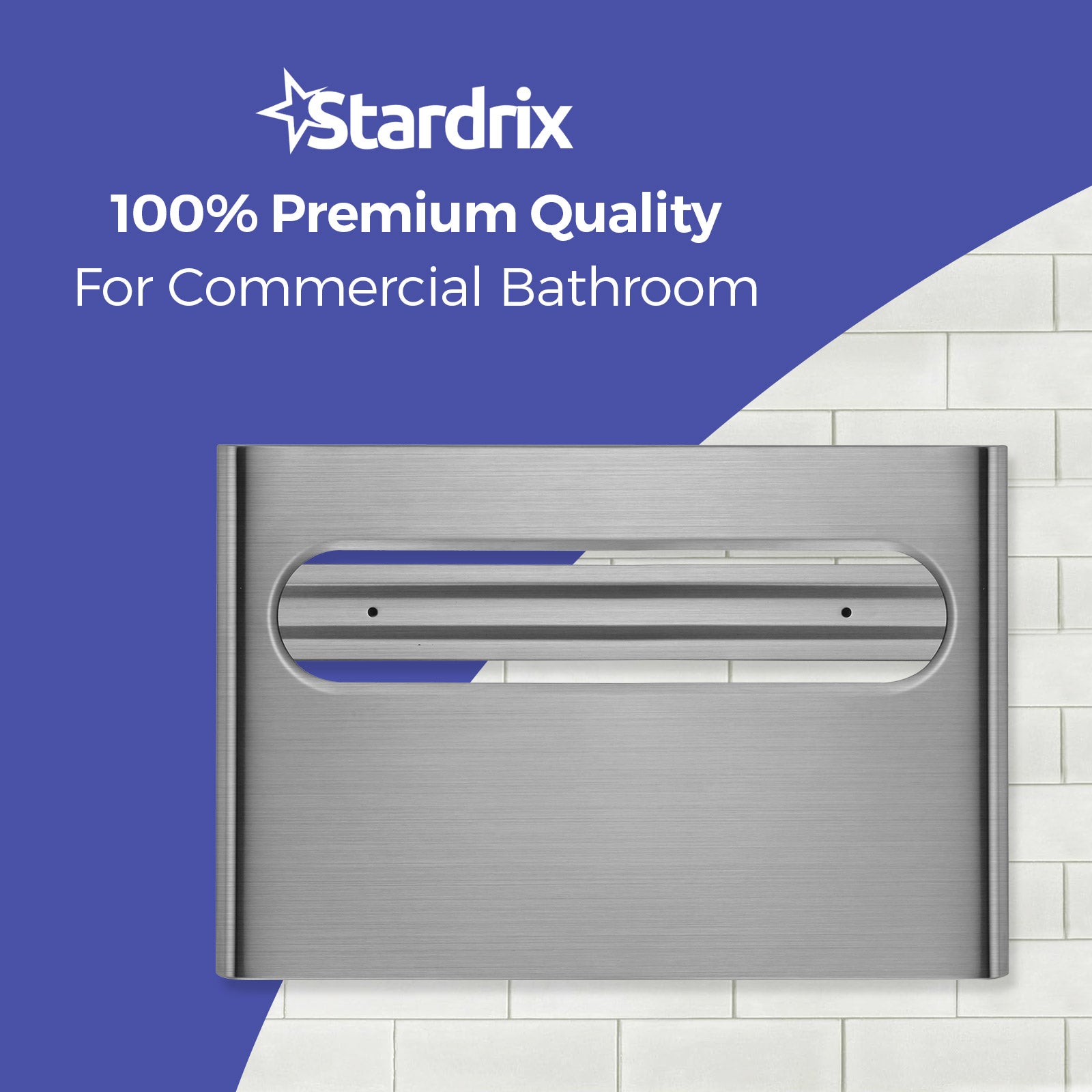 stardrix-slim-brushed-stainless-steel-toilet-seat-cover-dispenser-designer-wall-mount-holder-with-curved-edges-and-large-capacity-for-single-or-1-2-fold-covers-aesthetic-and-modern-look
