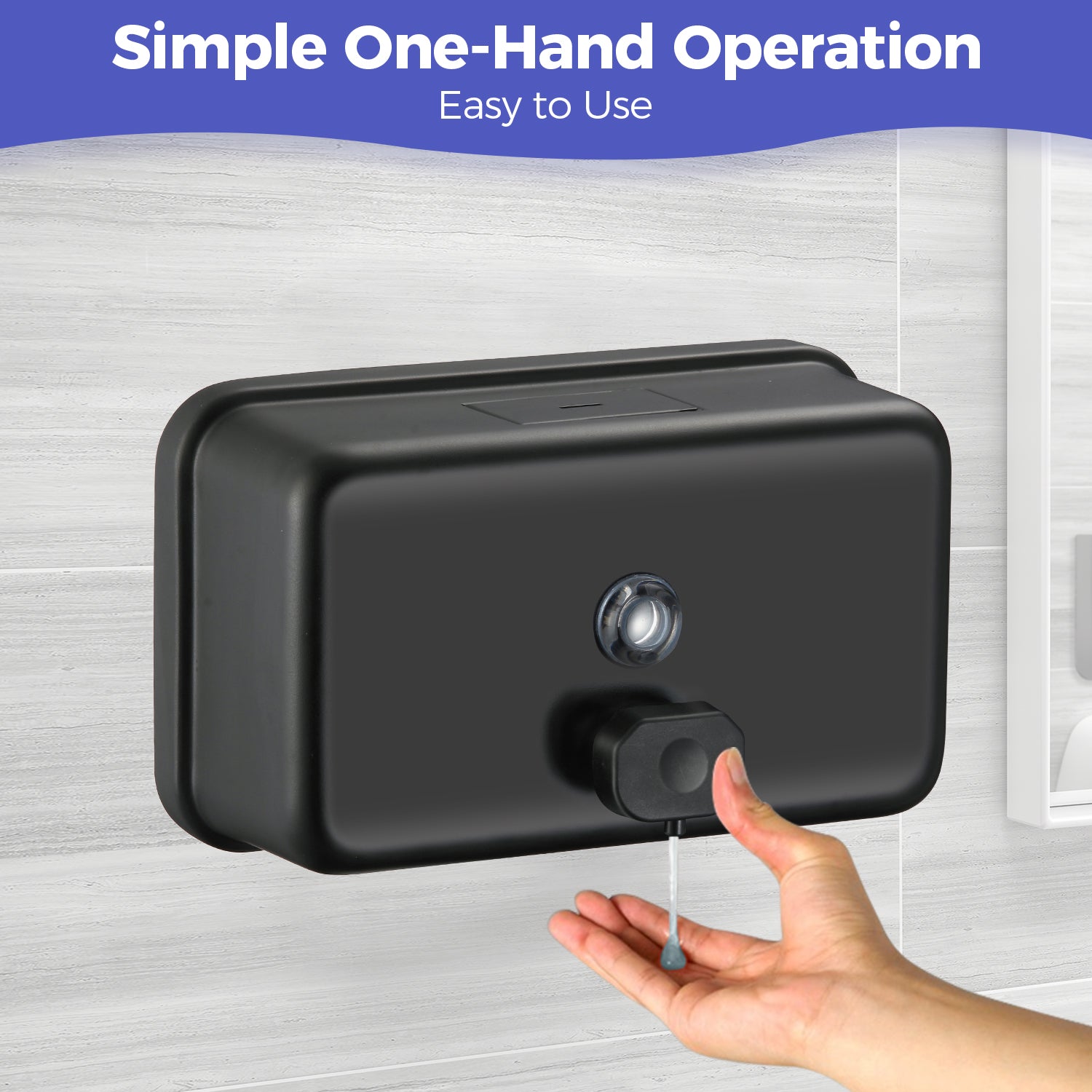 stardrix-matte-black-stainless-steel-horizontal-1100ml-37oz-capacity-commercial-grade-soap-dispenser-wall-mounted-bathroom-hand-soap-dispenser-with-corrosion-proof-lining-and-anti-leak-pump