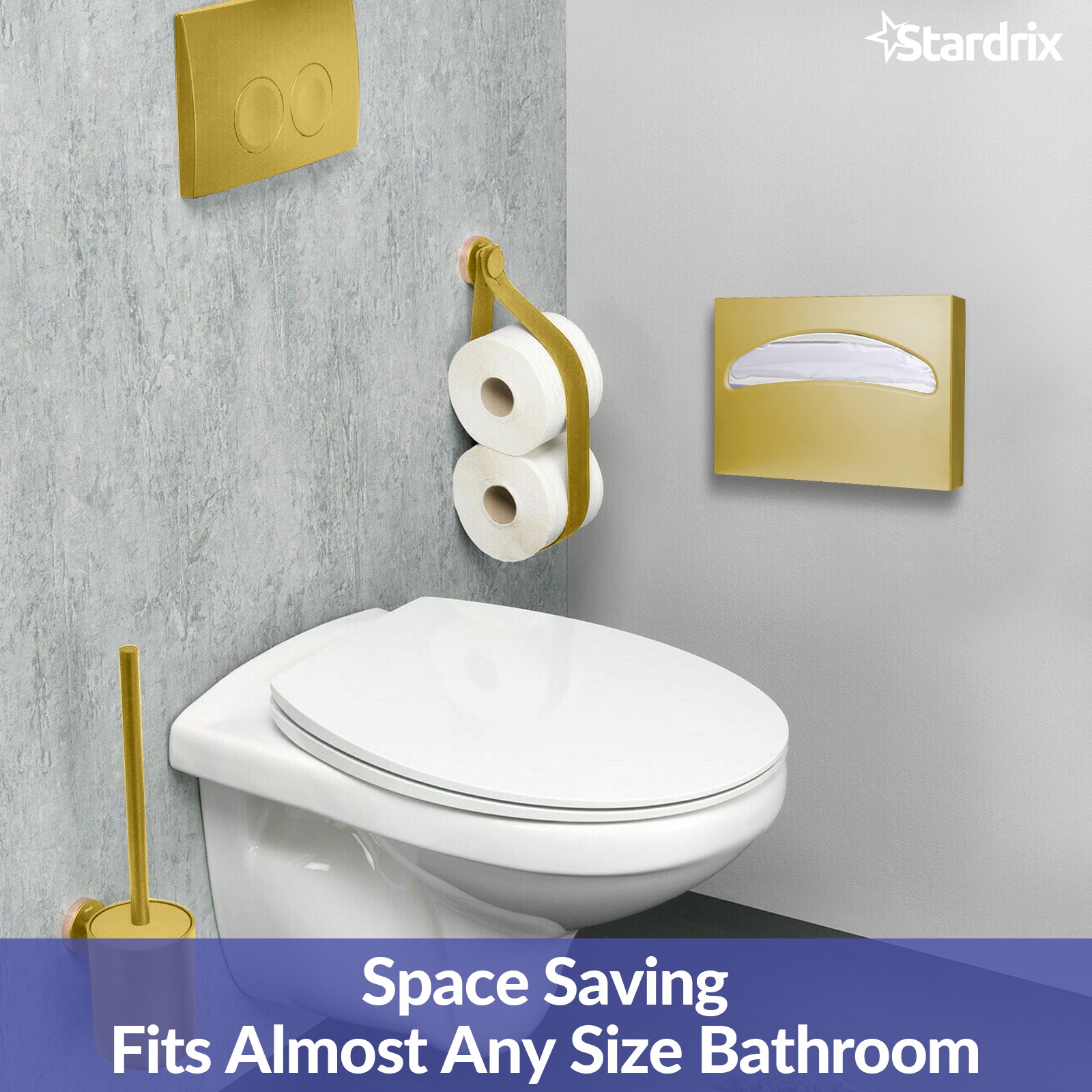 stardrix-stainless-steel-toilet-seat-cover-dispenser-wall-mount-single-or-1-2-fold-large-capacity-toilet-seat-covers-holder-for-commercial-and-residential-brushed-gold