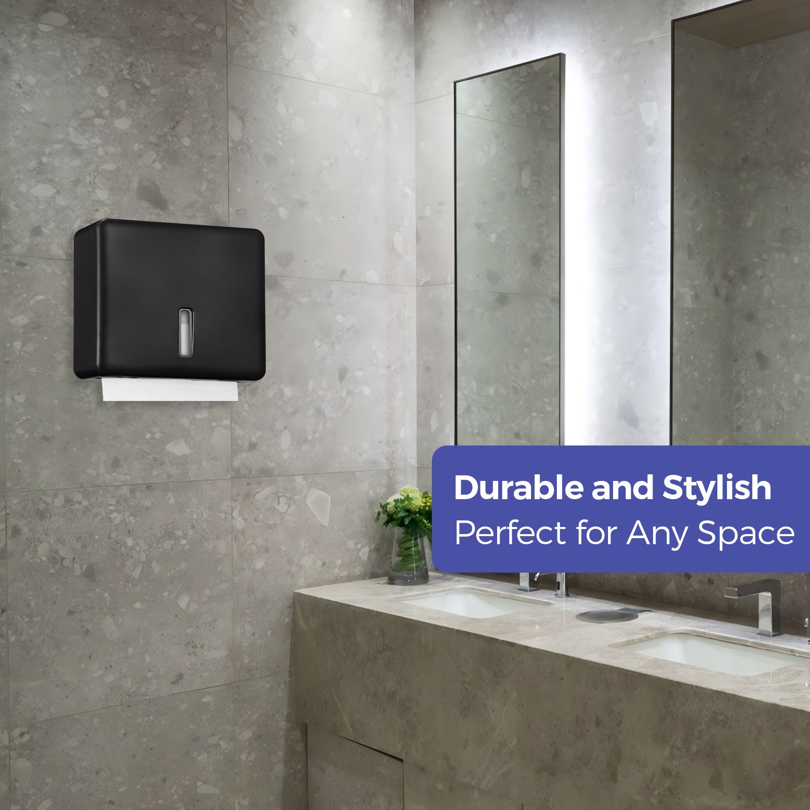 stardrix-multifold-paper-towel-dispenser-wall-mount-black-large-capacity-c-fold-trifold-and-folded-commercial-hand-towels-holder-for-bathroom-restroom-adhesive-or-screw-mounted