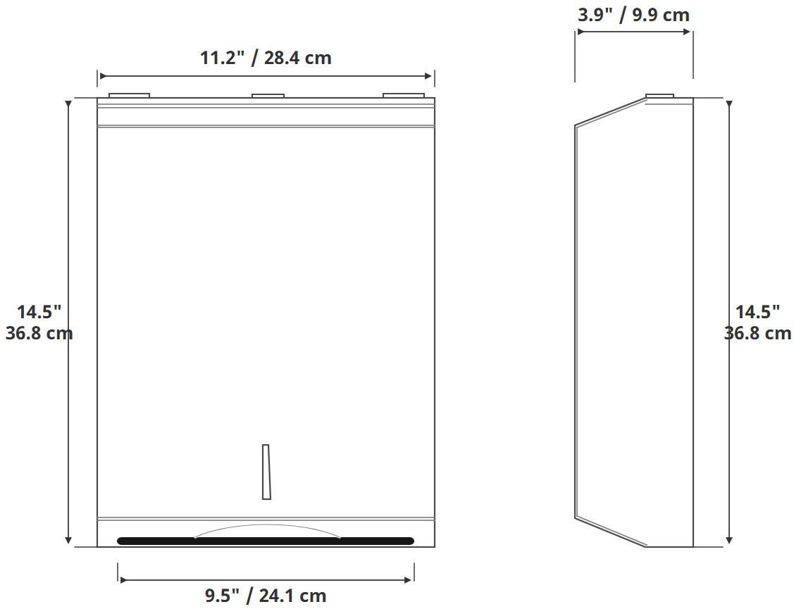 stardrix-st-400s-paper-towel-dispenser-wall-mount-brushed-stainless-steel-400-c-fold-525-multifold-capacity