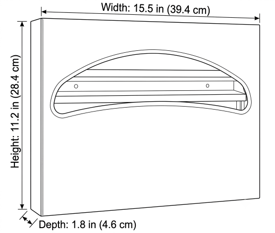 black-and-white-line-drawing-showing-the-dimensions-of-a-rectangular-product-with-a-curved-cutout-labeled-with-width-height-and-depth-measurements