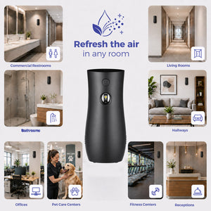 ST320B automatic air freshener dispenser wall mount for restrooms, offices and shared spaces

