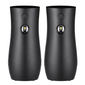 Stardrix ST320B automatic air freshener spray dispenser wall mounted, black 2-pack
